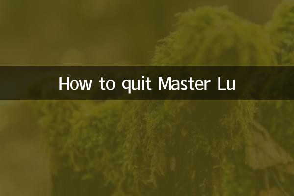 Wie man Meister Lu verlässt