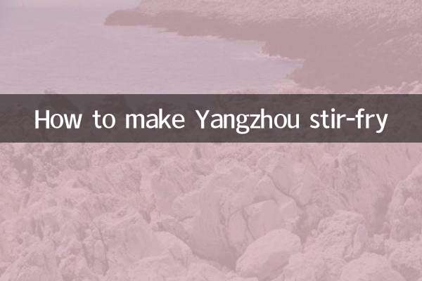 Como fazer refogado Yangzhou