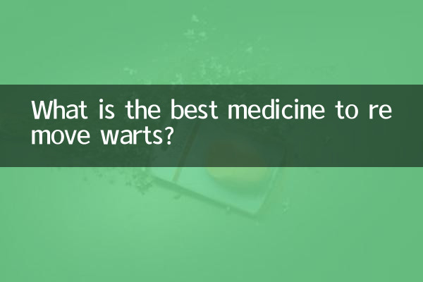 ¿Cuál es la mejor medicina para eliminar las verrugas?