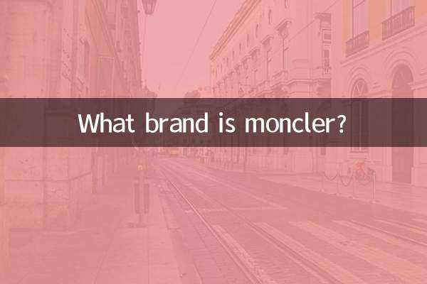De quelle marque est Moncler ?