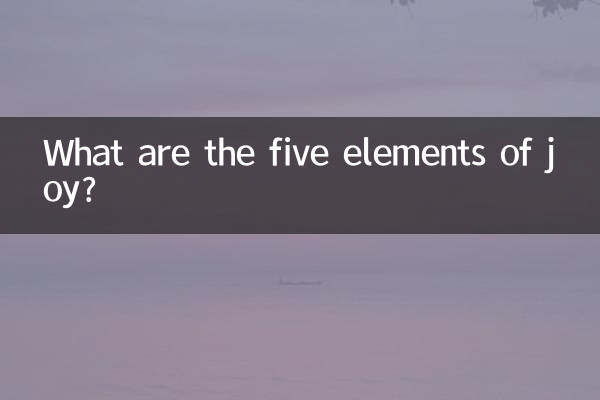 ما هي عناصر السعادة الخمسة؟