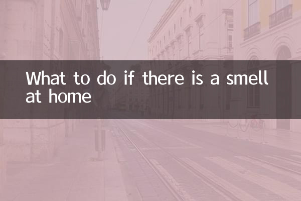 Cosa fare se c'è odore in casa
