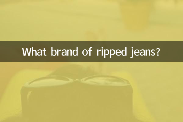 Che marca di jeans strappati?