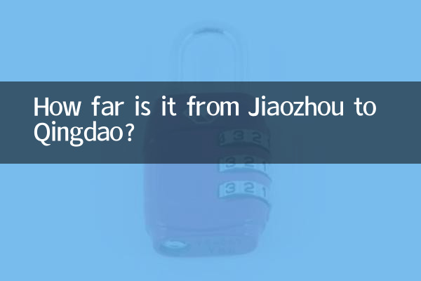 Wie weit ist es von Jiaozhou nach Qingdao?