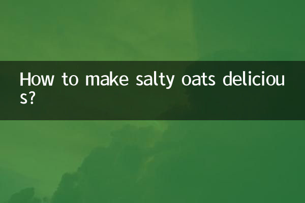 Como fazer aveia salgada deliciosa?