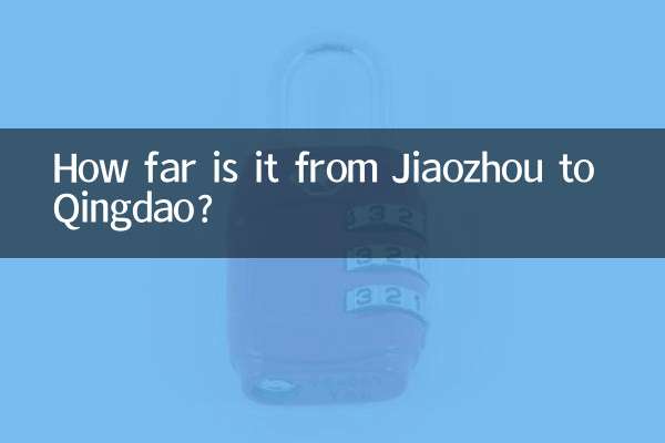 Quanto dista Jiaozhou da Qingdao?