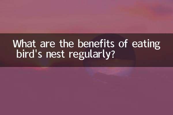 Quels sont les avantages de manger régulièrement du nid d’oiseau ?