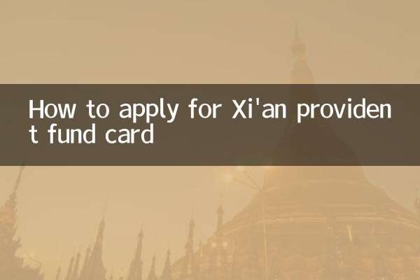 So beantragen Sie eine Xi'an-Vorsorgekarte