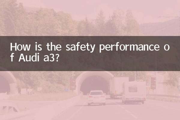 آڈی A3 کی حفاظت کی کارکردگی کیسی ہے؟
