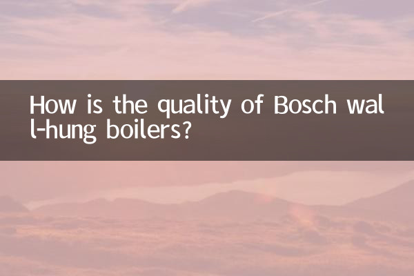 کیفیت دیگ های دیواری بوش چگونه است؟