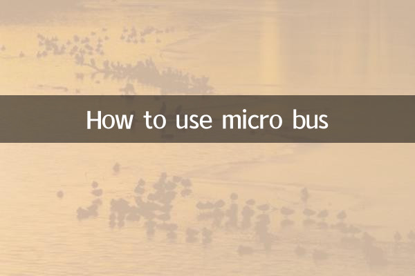 Как пользоваться микроавтобусом