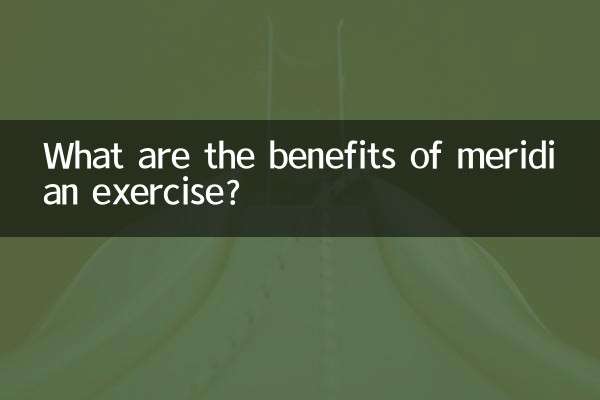 Quais são os benefícios do exercício dos meridianos?