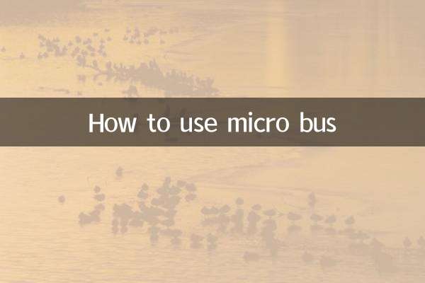 माइक्रो बस का उपयोग कैसे करें