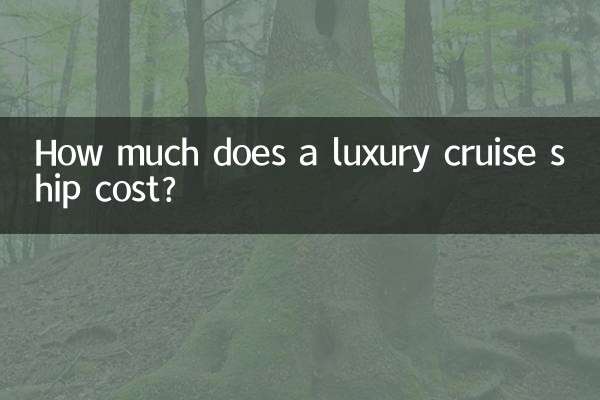 Quanto costa una nave da crociera di lusso?