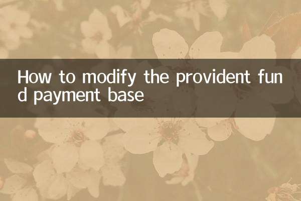 Comment modifier l'assiette de versement de la caisse de prévoyance