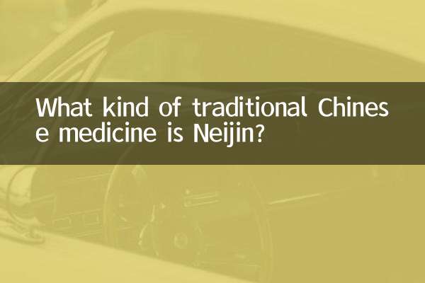 ¿Qué tipo de medicina tradicional china es el Neijin?
