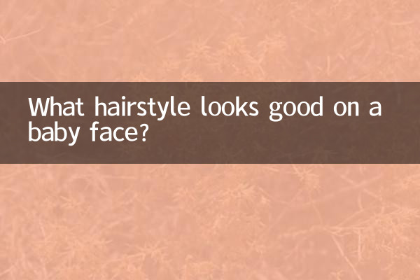 娃娃脸什么发型好看