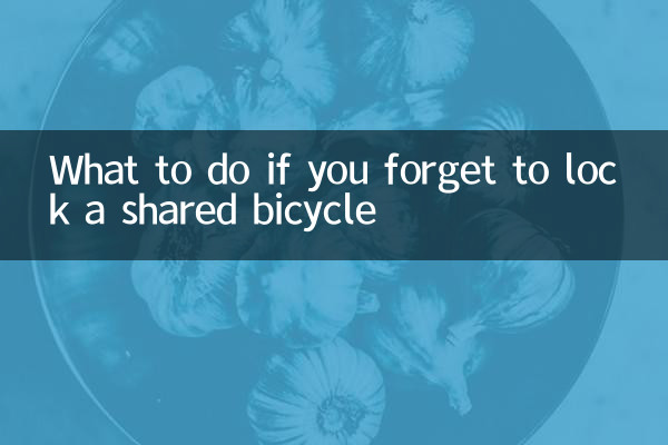 Cosa fare se si dimentica di chiudere a chiave una bicicletta condivisa