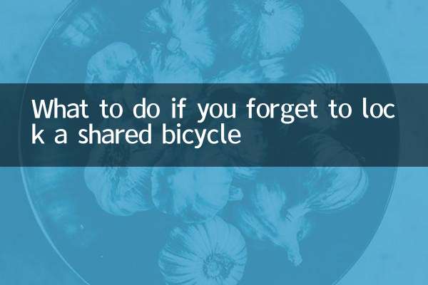 Cosa fare se si dimentica di chiudere a chiave una bicicletta condivisa