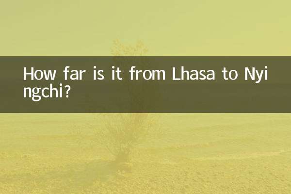 ल्हासा से निंगची तक कितनी दूरी है?