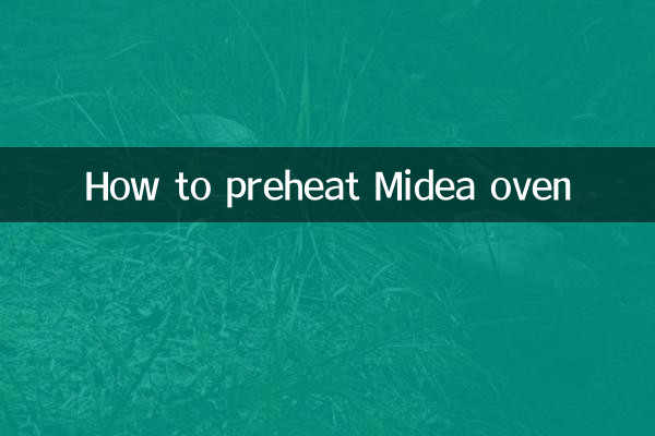 Cómo precalentar el horno Midea