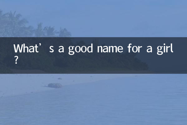 Qual è un bel nome per una ragazza?