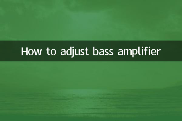 Cómo ajustar el amplificador de bajo