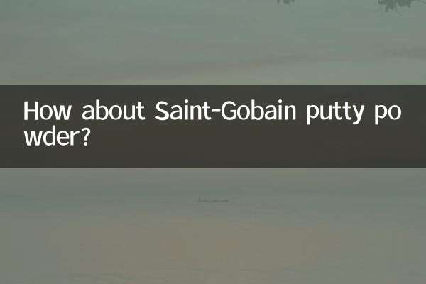 А как насчет шпатлевки Saint-Gobain?