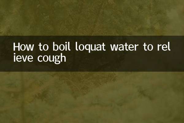 Comment faire bouillir de l'eau de nèfle pour soulager la toux