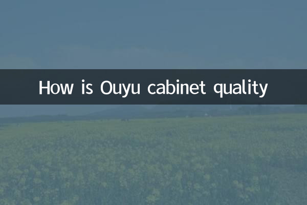 Wie ist Ouyu -Schrankqualität?