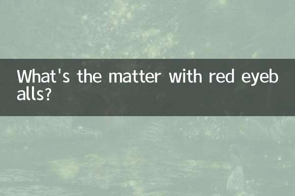 眼球紅是怎麼回事