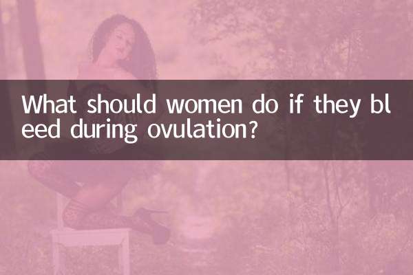 ¿Qué hacer si las mujeres sangran durante la ovulación?