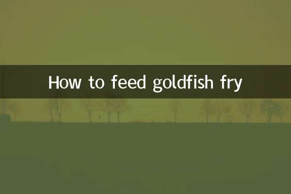 Cómo alimentar a los alevines de peces de colores