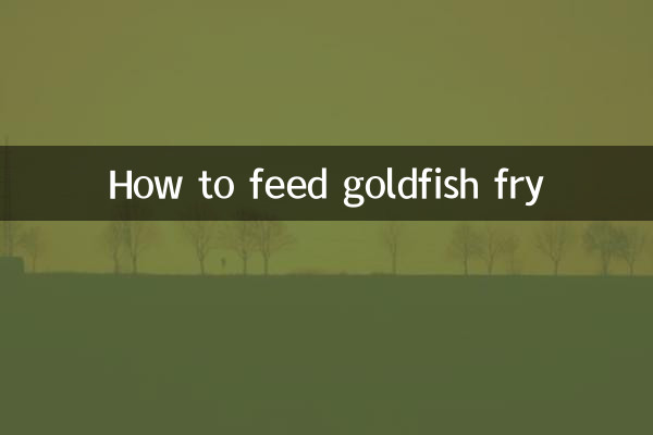 Cómo alimentar a los alevines de peces de colores