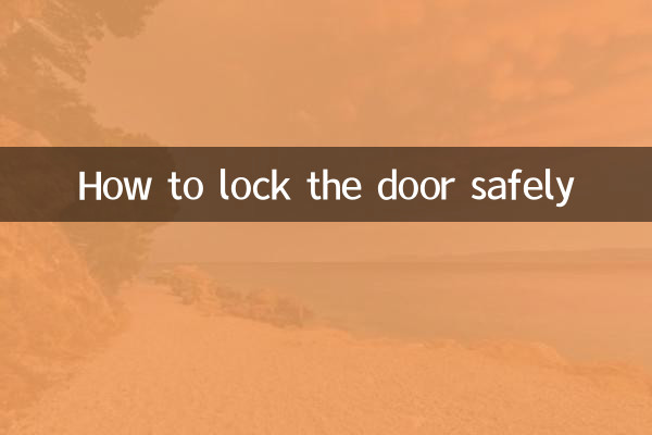 Como trancar a porta com segurança