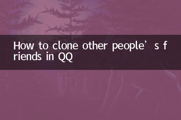 Como clonar amigos de outras pessoas no QQ