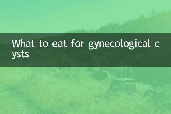 Cosa mangiare per le cisti ginecologiche