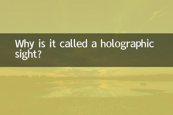 為什麼叫全息瞄準鏡