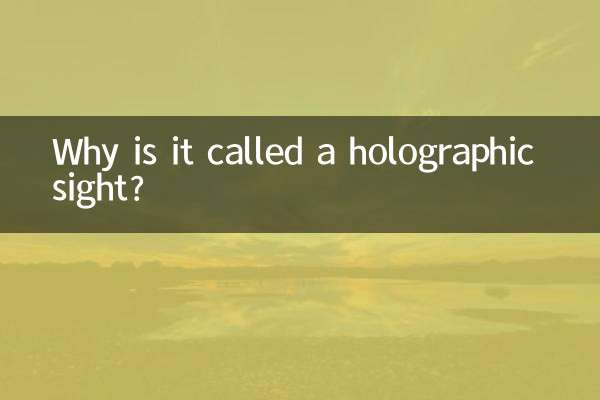 Why is it called a holographic sight?