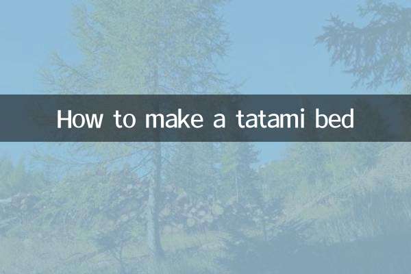 Come realizzare un letto tatami