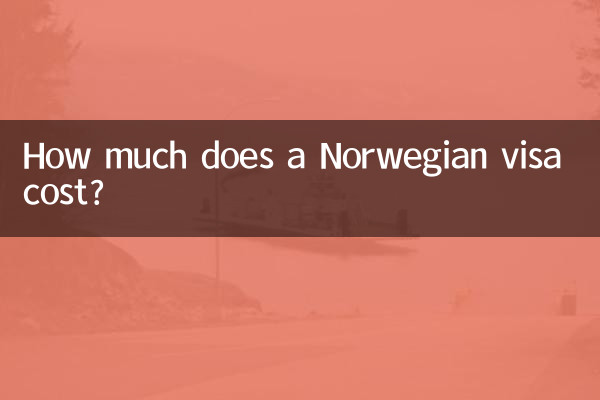 Quanto costa il visto per la Norvegia?