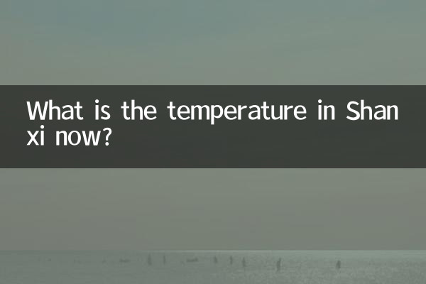 شانسی میں اب درجہ حرارت کیا ہے؟