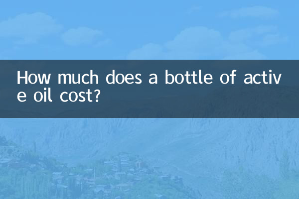 Wie viel kostet eine Flasche Aktivöl?