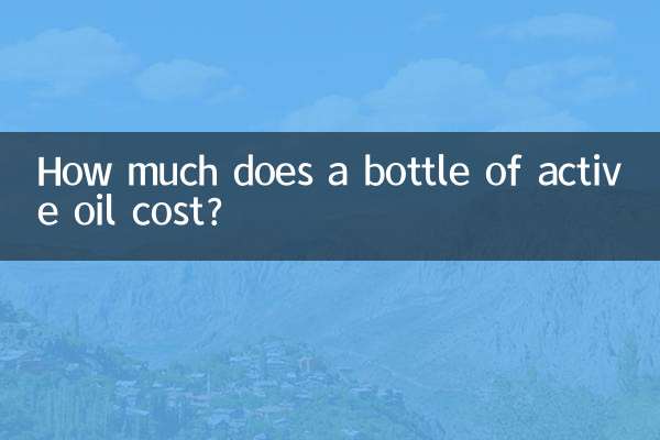 Wie viel kostet eine Flasche Aktivöl?