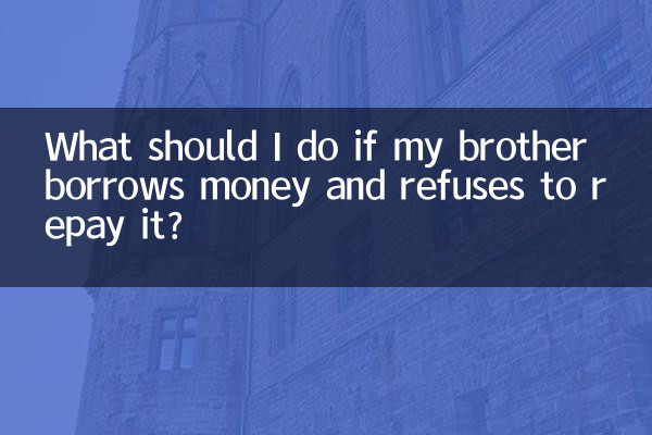 আমার ভাই যদি টাকা ধার নেয় এবং তা পরিশোধ করতে অস্বীকার করে তাহলে আমার কি করা উচিত?