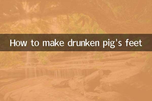 Cómo hacer patas de cerdo borrachas