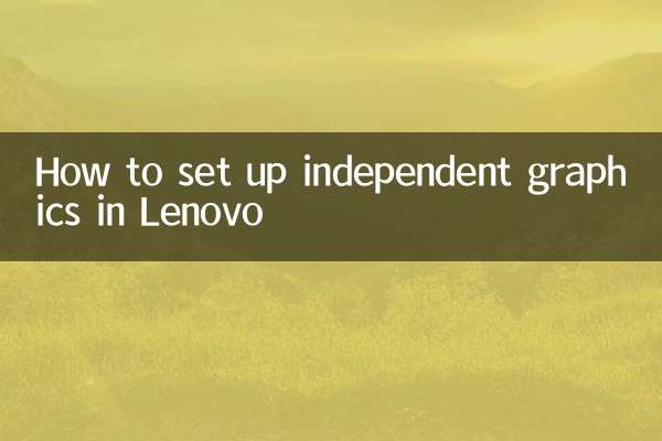 लेनोवो में स्वतंत्र ग्राफिक्स कैसे सेट करें