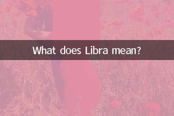 Libra মানে কি?