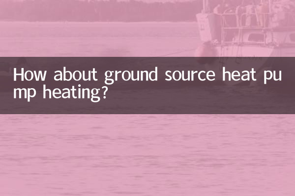 E quanto ao aquecimento por bomba de calor geotérmica?