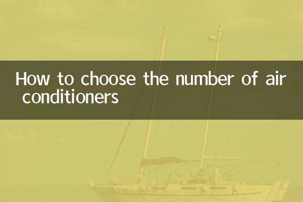 So wählen Sie die Anzahl der Klimaanlagen aus